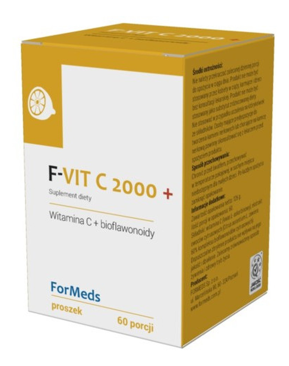 F-Vit C 2000 + suplement diety w proszku
