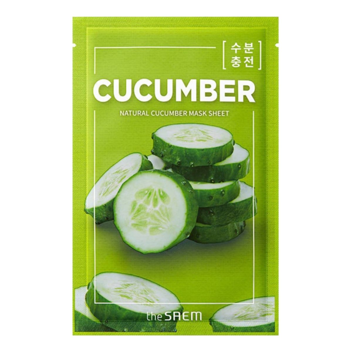 Saem Natural cucumber maska w płachcie-ogórek