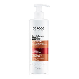 Dercos kera-solutions repairing shampoo szampon regenerujący do włosów suchych i zniszczonych