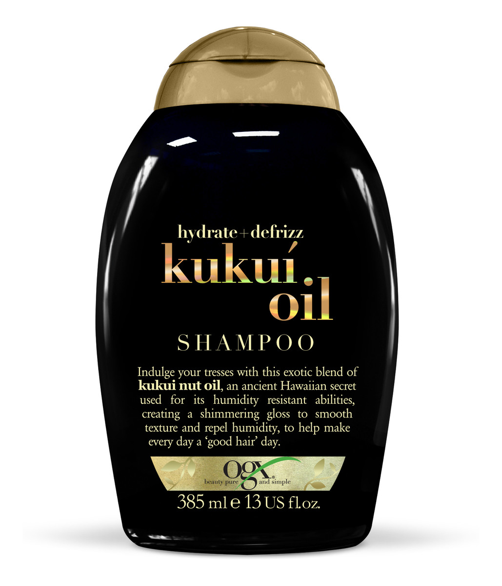 Kukui oil szampon nawilżający z olejkiem z orzechów kukui