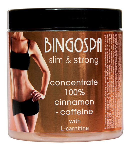 Koncentrat 100% cynamonowo-kofeinowy z L-karnityną - Concentrate Cinnamon and caffeine with l-carnitine 250 g
