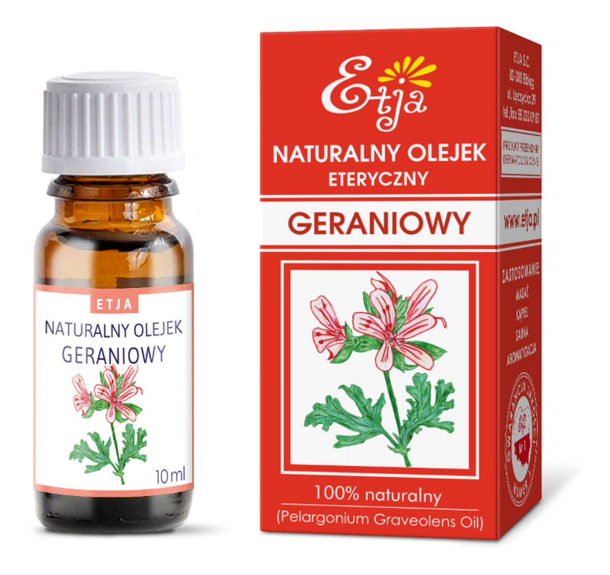 Olejek eteryczny geraniowy