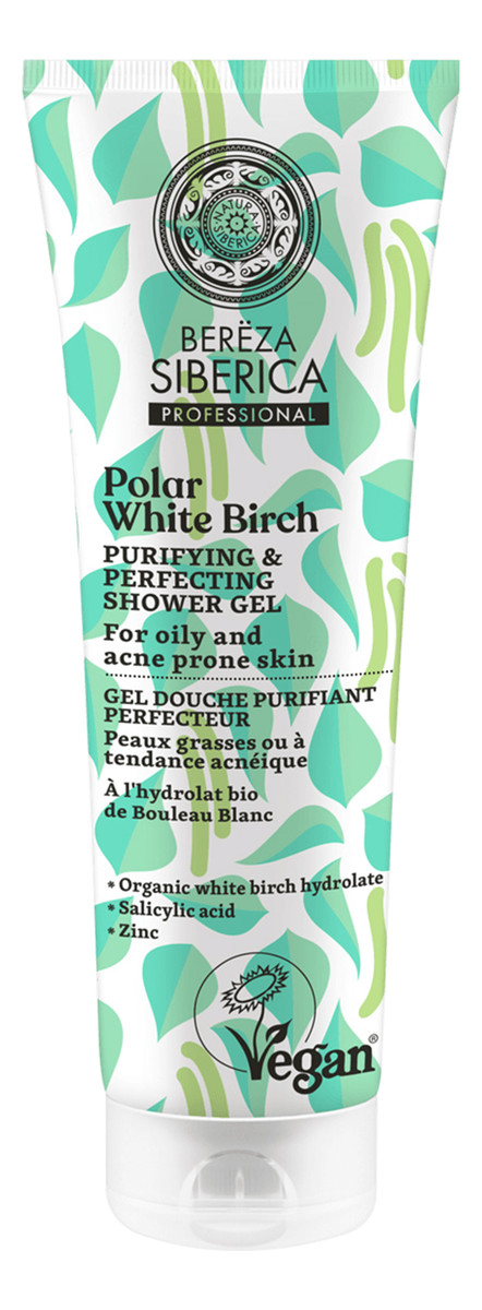 Wegański, oczyszczający żel pod prysznic do skóry tłustej oraz z tendencją do powstawania trądziku