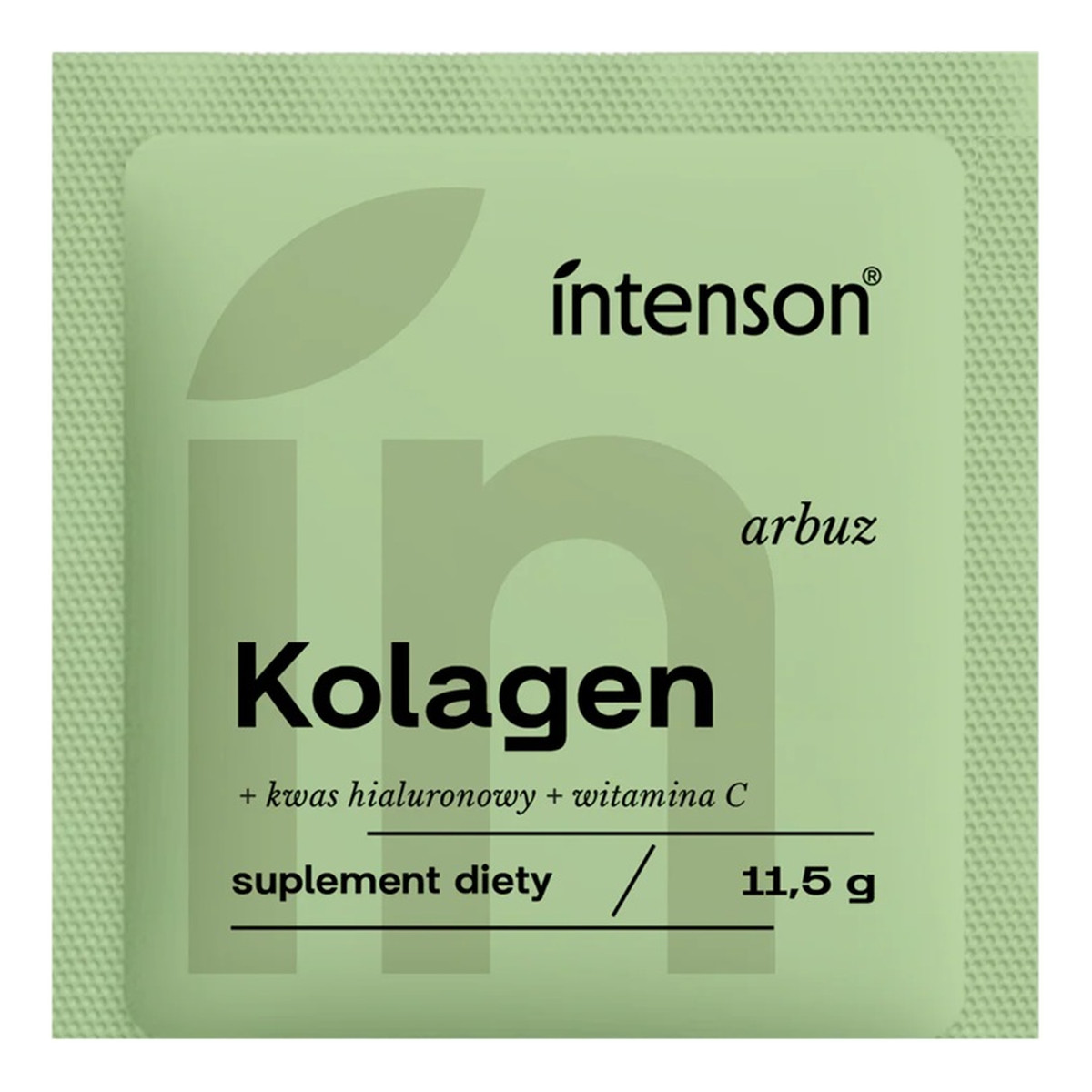 Intenson Kolagen + witamina c + kwas hialuronowy suplement diety arbuz 11.5g