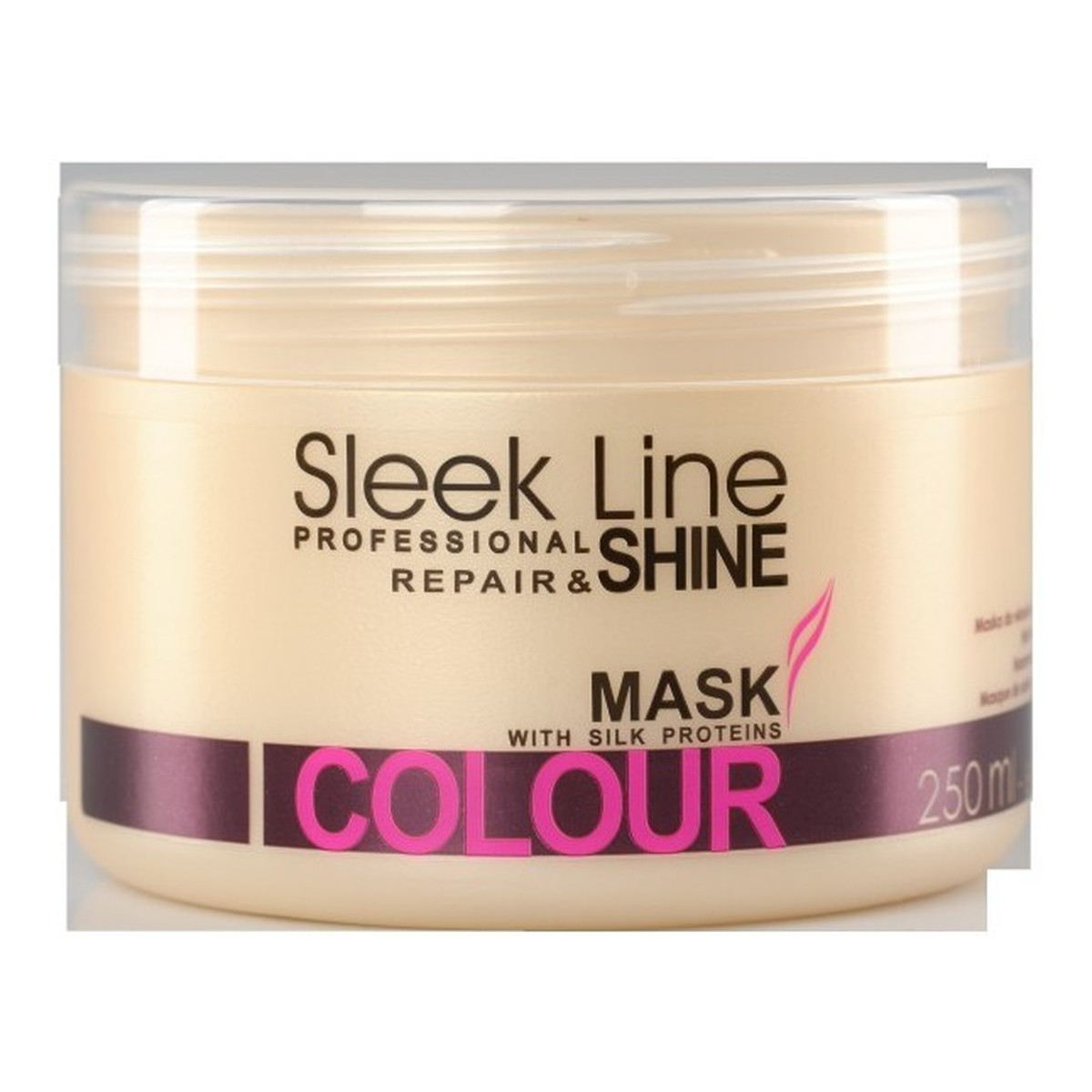 Stapiz Sleek Line Colour Mask Maska z jedwabiem do włosów farbowanych 250ml