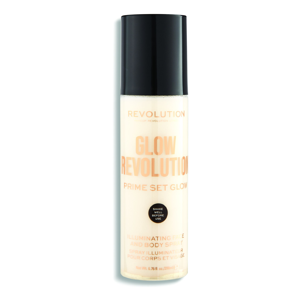 Makeup Revolution Glow Revolution Wielofunkcyjna Mgiełka Do Twarzy I Ciała Eternal Gold 200ml