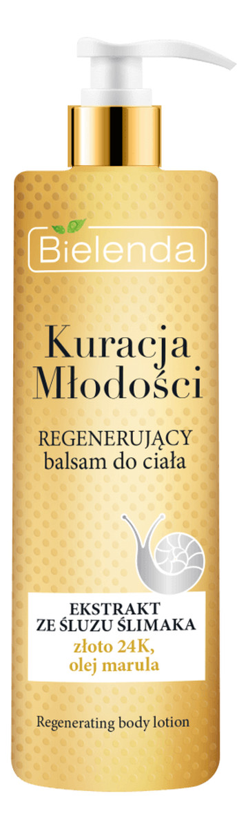 regenerujący balsam do ciała z ekstraktem ze śluzu ślimaka