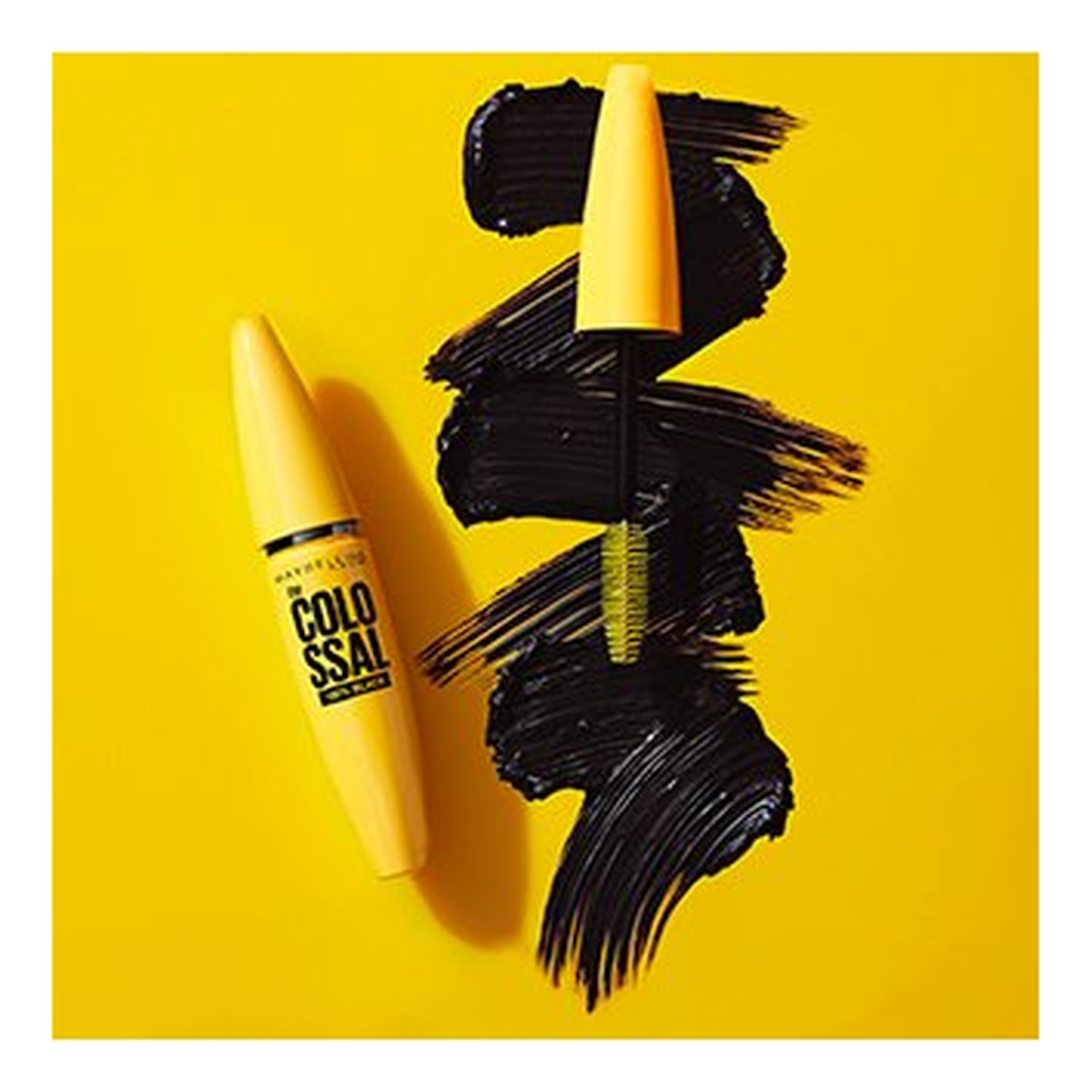 Maybelline 100% Black The Colossal Volum`Express Tusz Do Rzęs 2x10ml