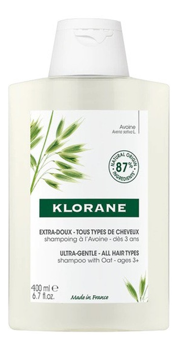 Ultra gentle shampoo delikatny szampon do włosów z mleczkiem owsianym