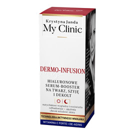 Krystyna janda my clinic dermo-infusion hialuronowe serum booster na twarz,szyję i dekolt na dzień i noc