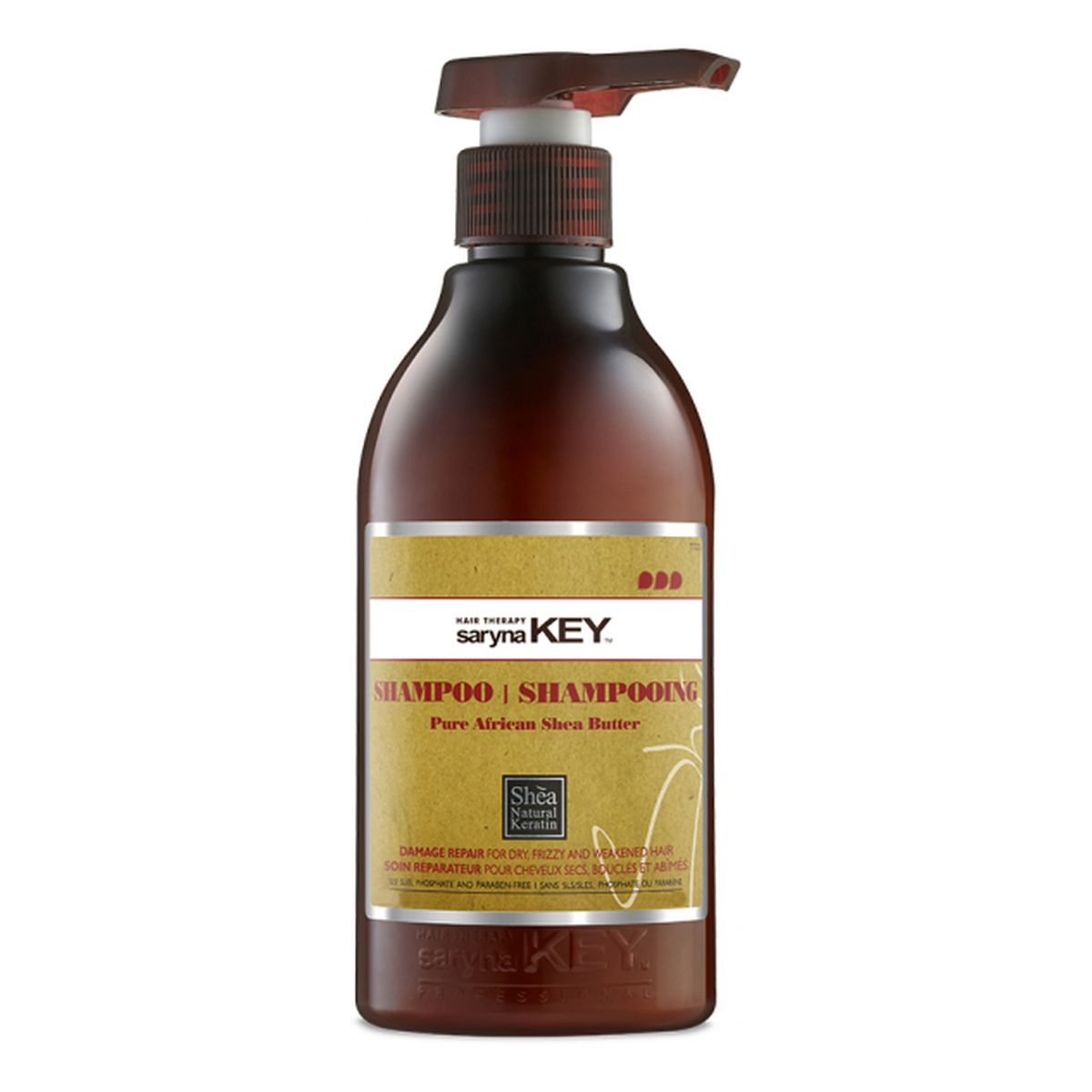 Saryna Key Pure african shea shampoo damage repair regenerujący szampon do włosów suchych i uszkodzonych 300ml