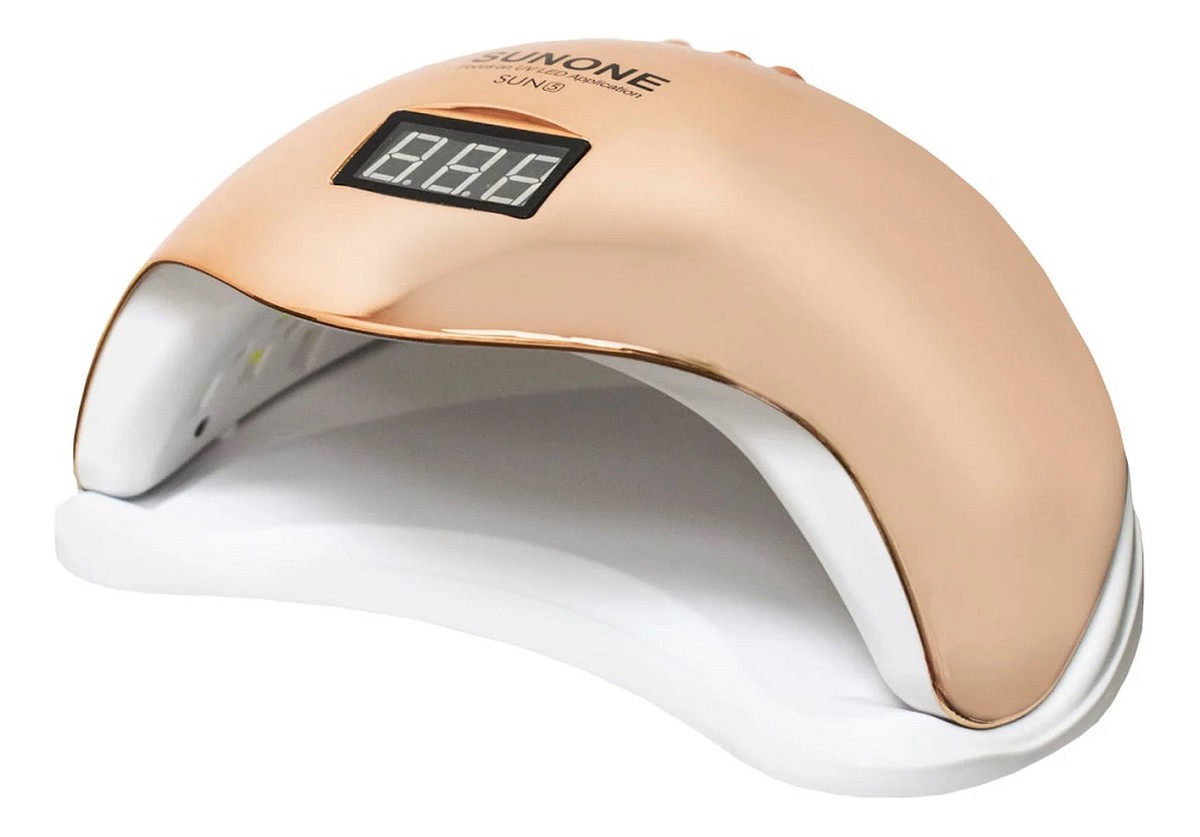 Sun5 lampa uv/led 48w rose gold