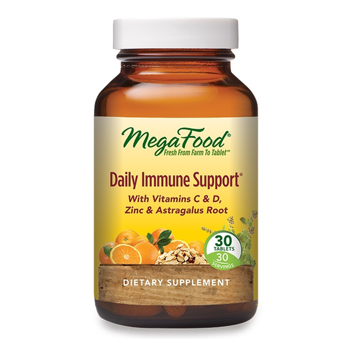 Mega Food Daily immune support codzienne wsparcie odporności suplement diety 30 tabletek