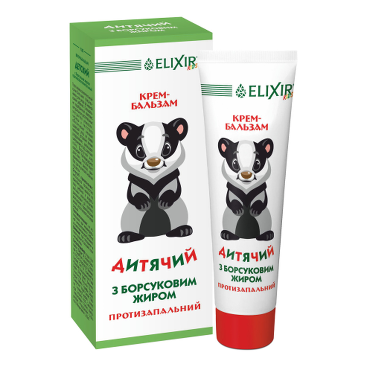 Elixir Krem-balsam dla dzieci z tłuszczem borsuka 75ml