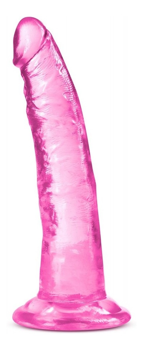 B yours plus lust n' thrust transparentne dildo z przyssawką pink