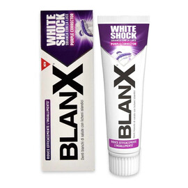 White shock purple corrector wybielająca pasta do zębów neutralizująca żółte odcienie
