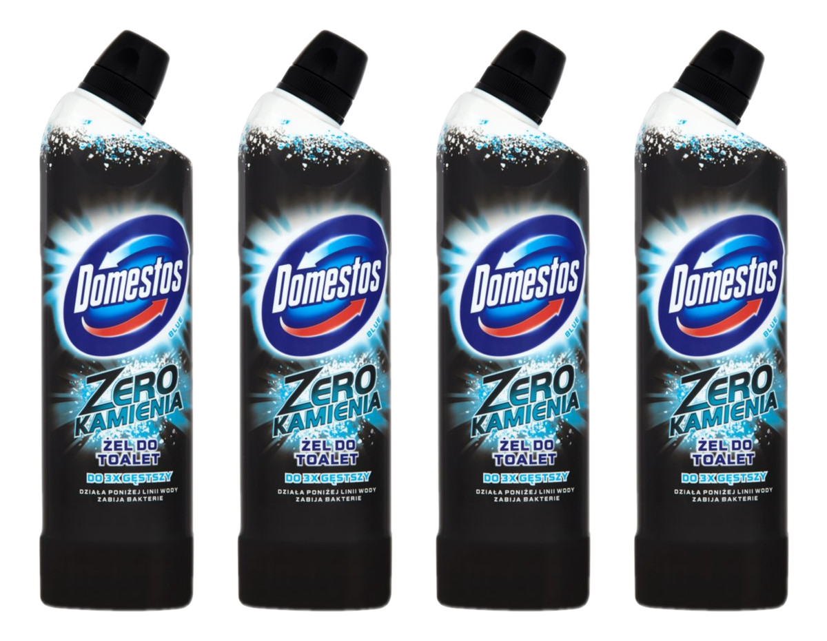 Żel toaletowy do WC Zero Kamienia Blue 4x750ml
