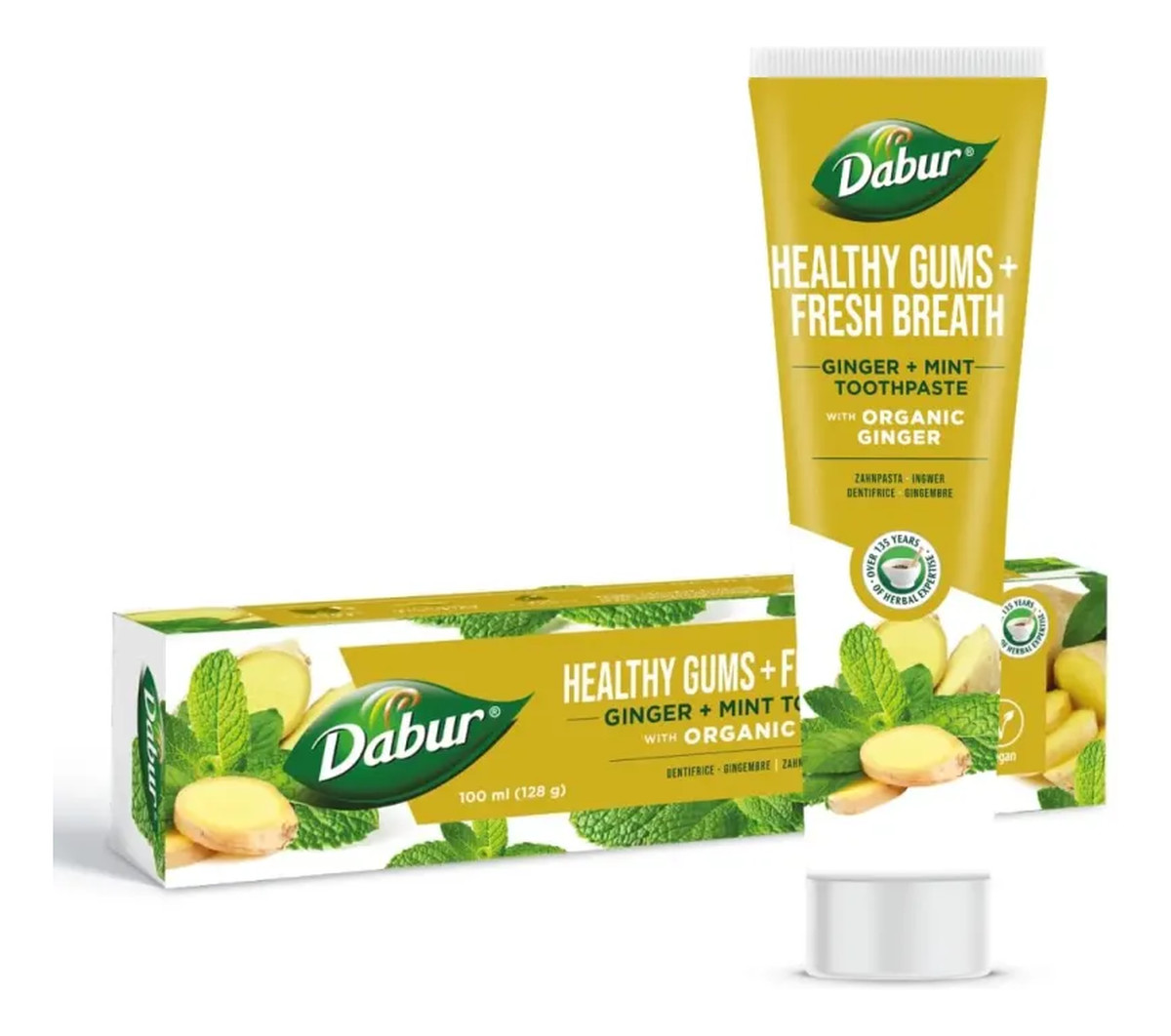 Pasta do zębów Dabur z Organicznym Imbirem i Mięta