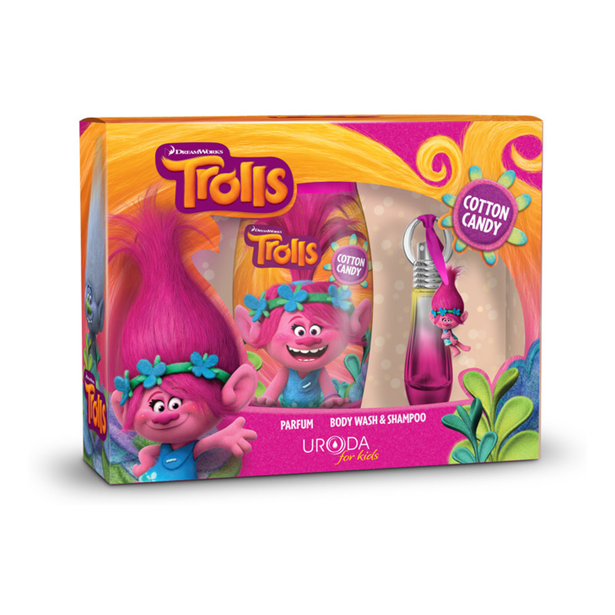 Disney Disney Zestaw prezentowy Trolls perfumka+żel Pod Prysznic 2w1