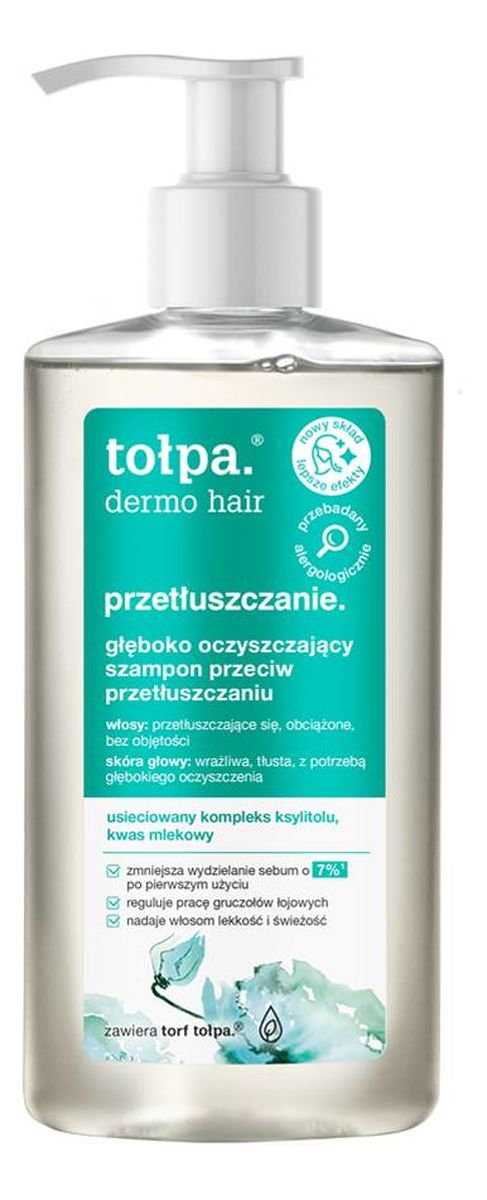 Głęboko oczyszczający szampon do włosów przeciw przetłuszczaniu