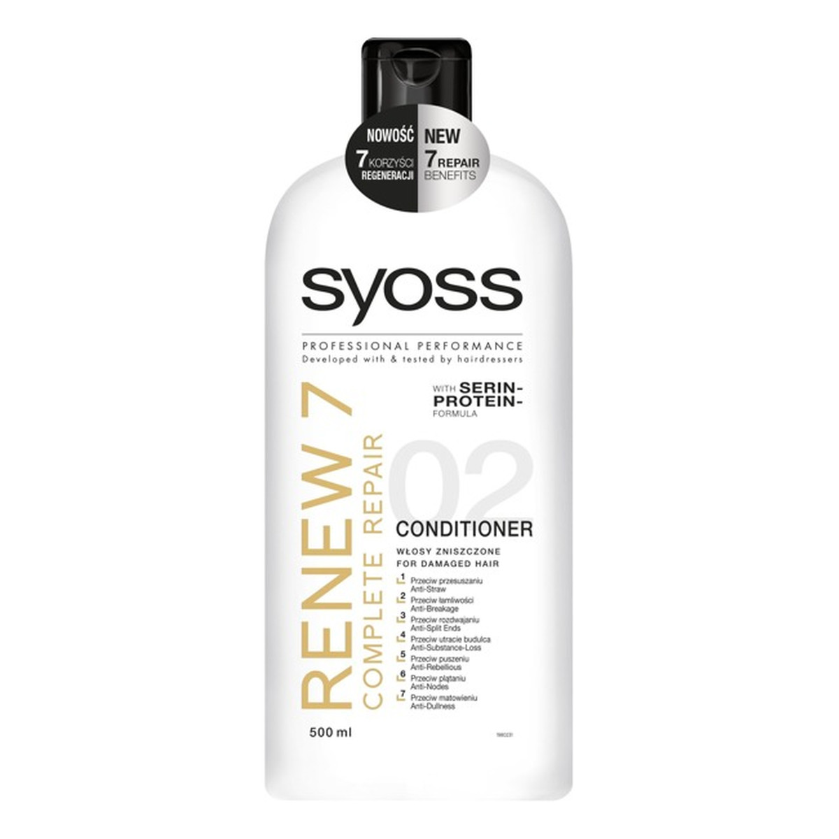 Syoss Renew 7 Odżywka do włosów zniszczonych 500ml