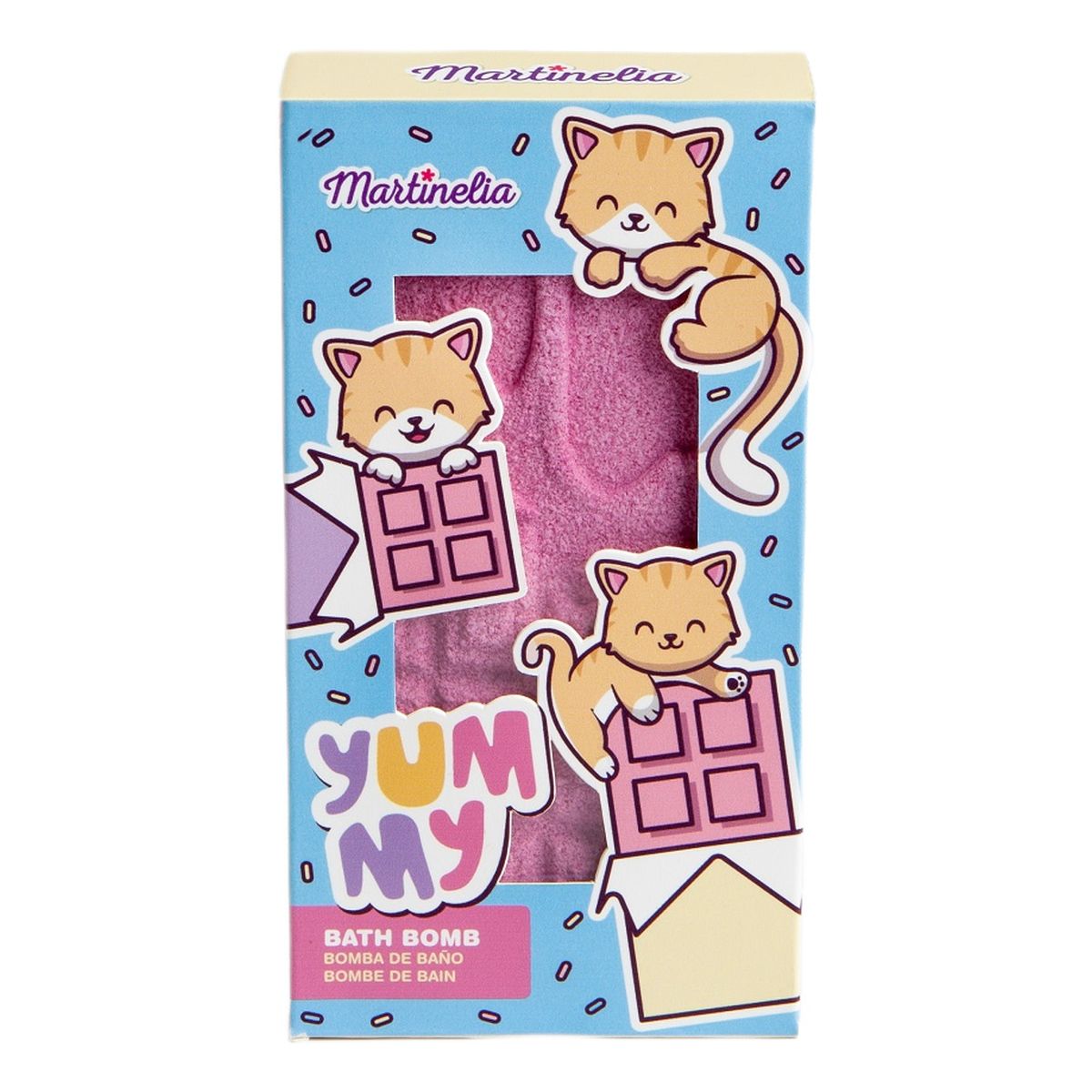 Martinelia Chocolate bath bomb kula do kąpieli w kształcie czekolady 200g