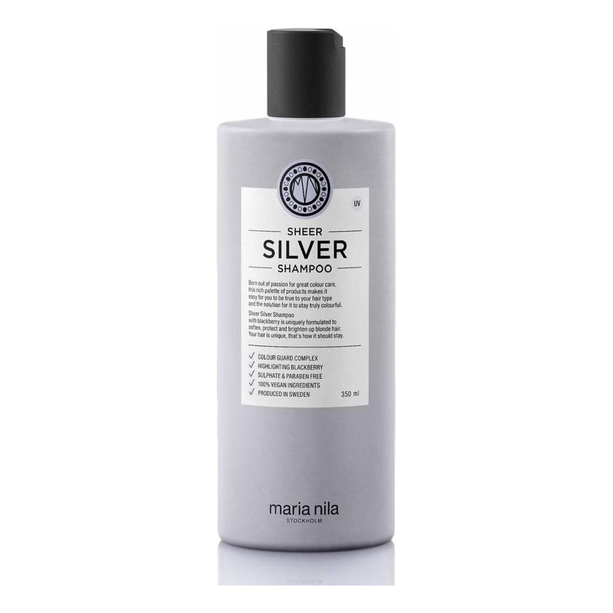 Maria Nila Sheer silver shampoo szampon do włosów blond i rozjaśnianych 350ml