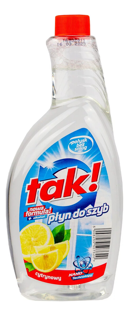 Płyn do mycia szyb Lemon - zapas