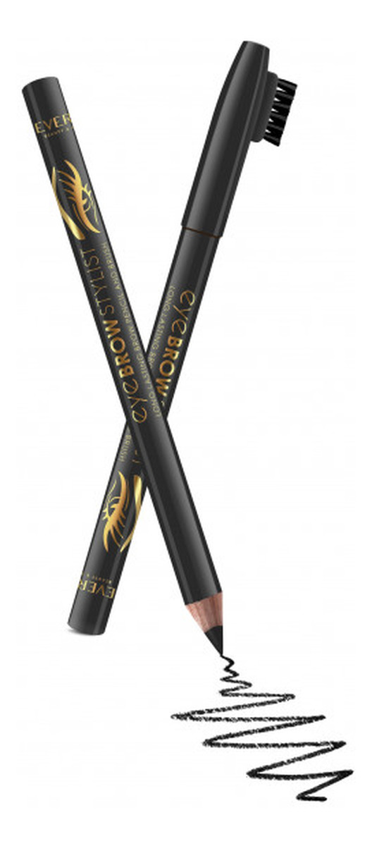 EYE BROW STYLIST Kredka drewniana ze szczoteczką do brwi