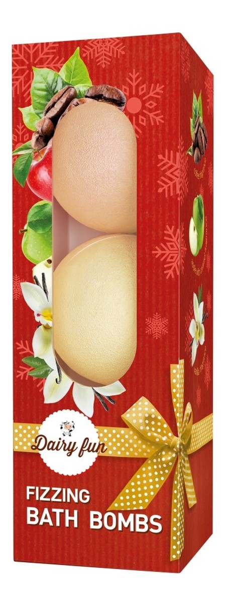 Musujące Kule do kąpieli - coffee,apple with caramel i vanilla 3x100g