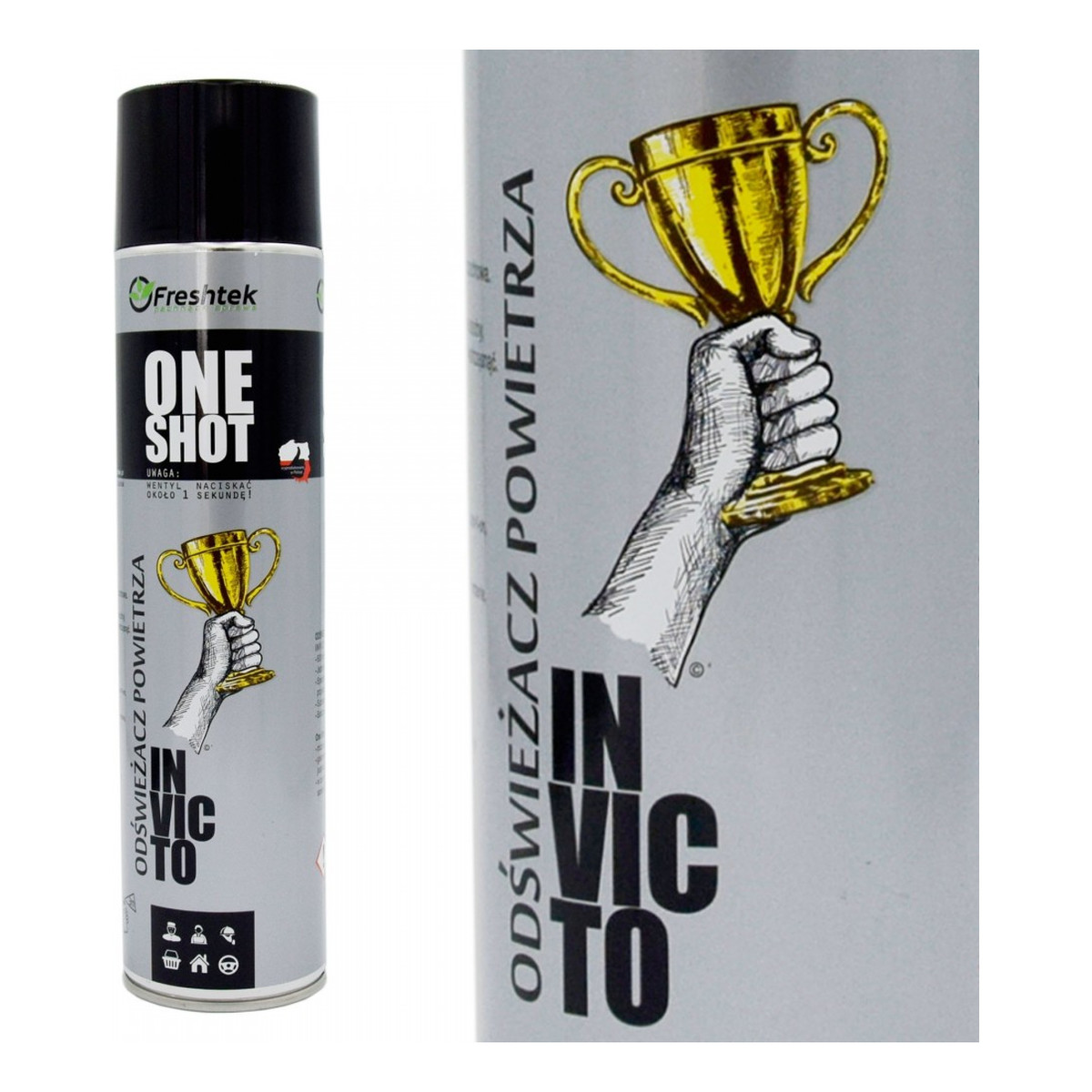 Freshtek One Shot Odświeżacz powietrza Invictus 600ml