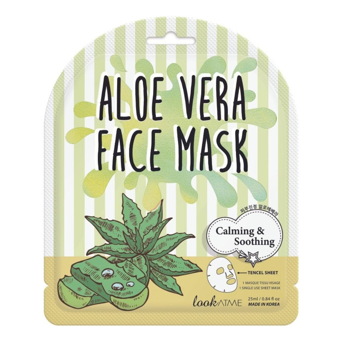 Look At Me Aloe vera face mask łagodząca maska w płachcie 25ml