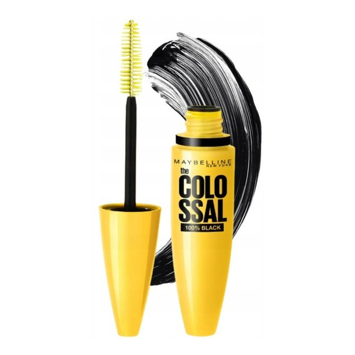 Maybelline 100% Black The Colossal Volum`Express Tusz Do Rzęs 2x10ml