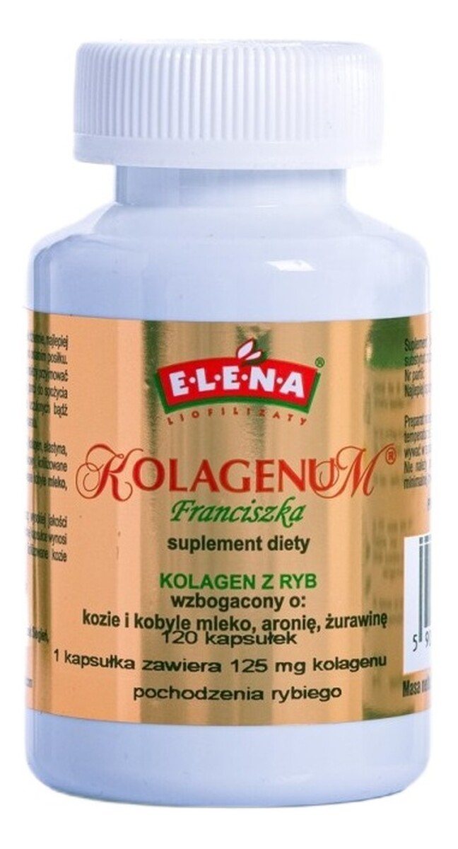 Kolagenum franciszka gold kolagen z ryb suplement diety 120 kapsułek