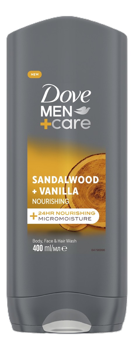 Sandalwood + Vanilla Żel pod prysznic dla mężczyzn