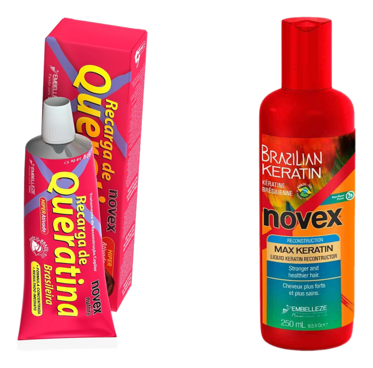 Recharge Krem stylizujący z keratyną 80g + Keratyna w płynie 250ml