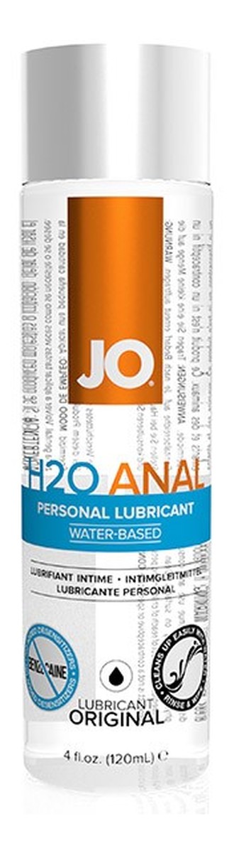 H2o anal personal lubricant lubrykant analny na bazie wody