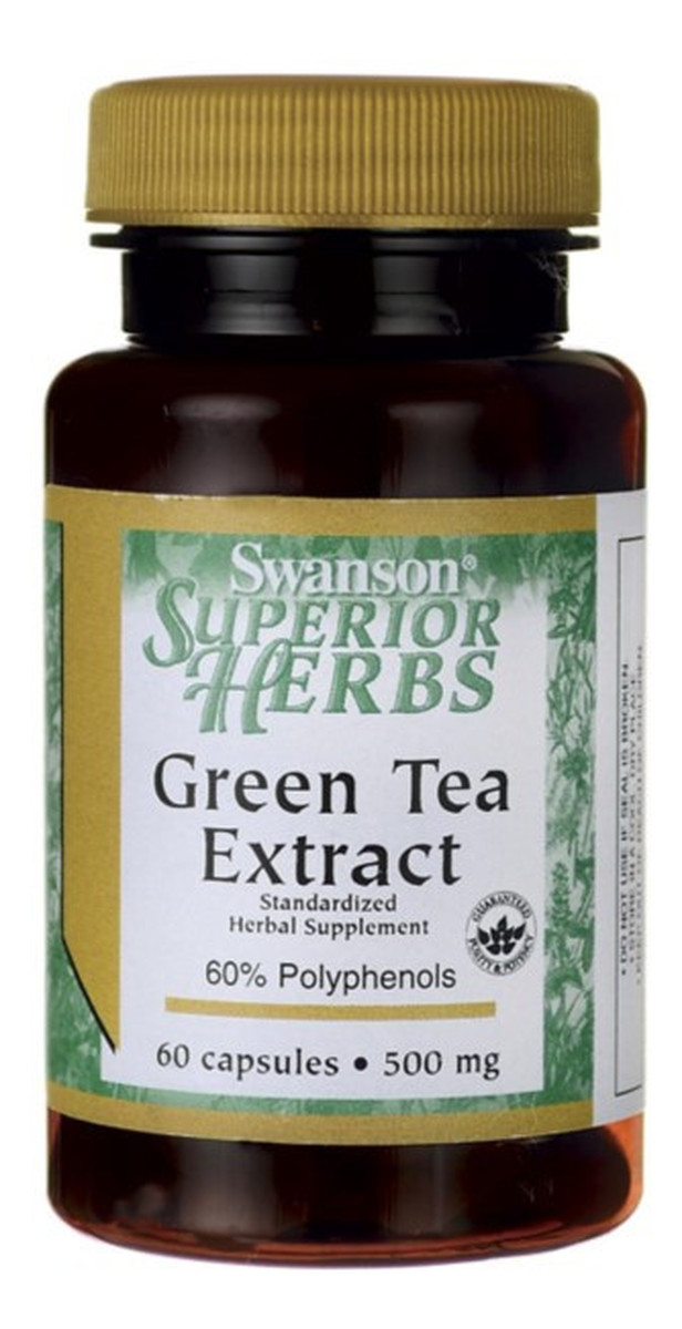 Green tea extract 500mg suplement diety 60 kapsułek