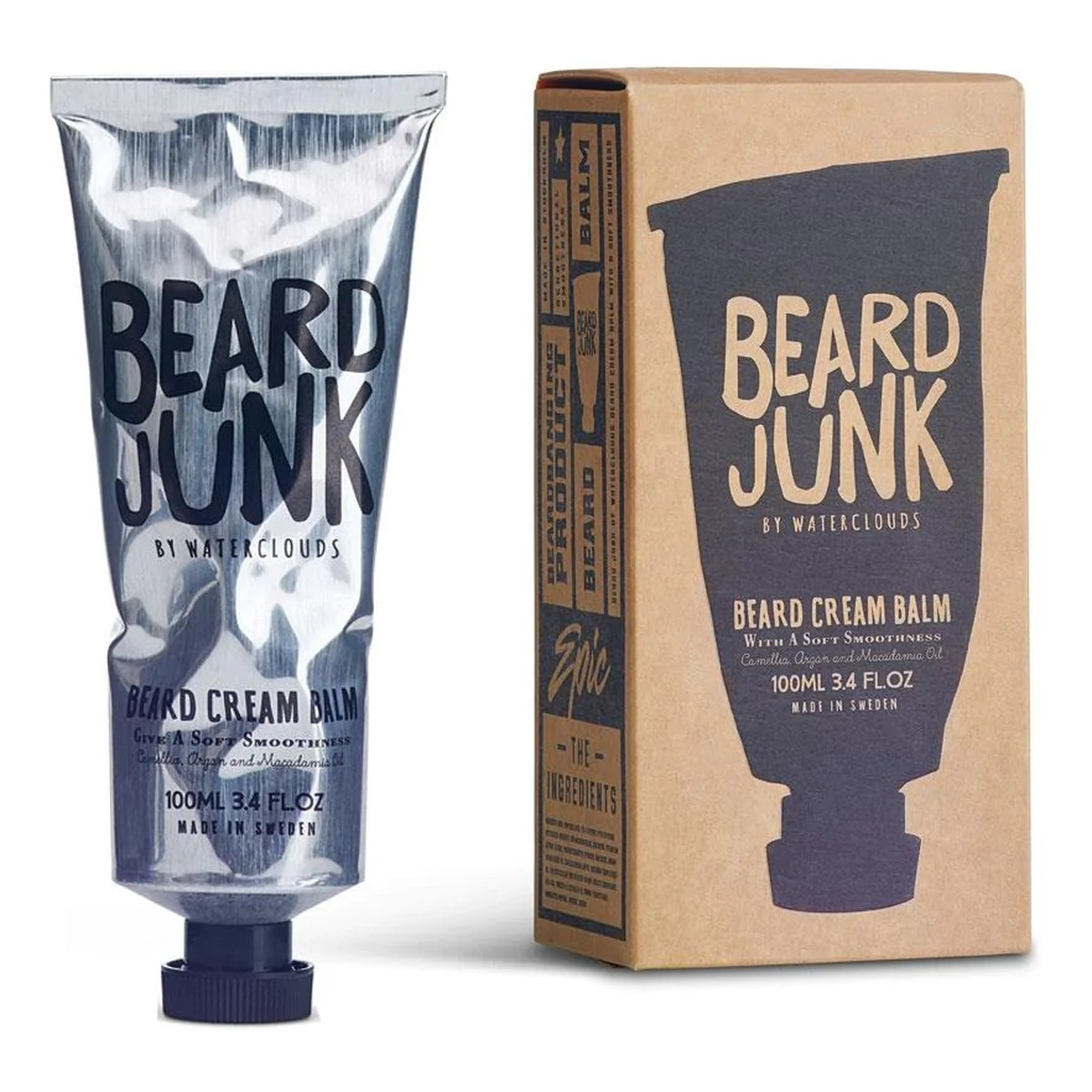 Waterclouds Beard Junk Beard Cream Balm Kremowy balsam do brody 100ml