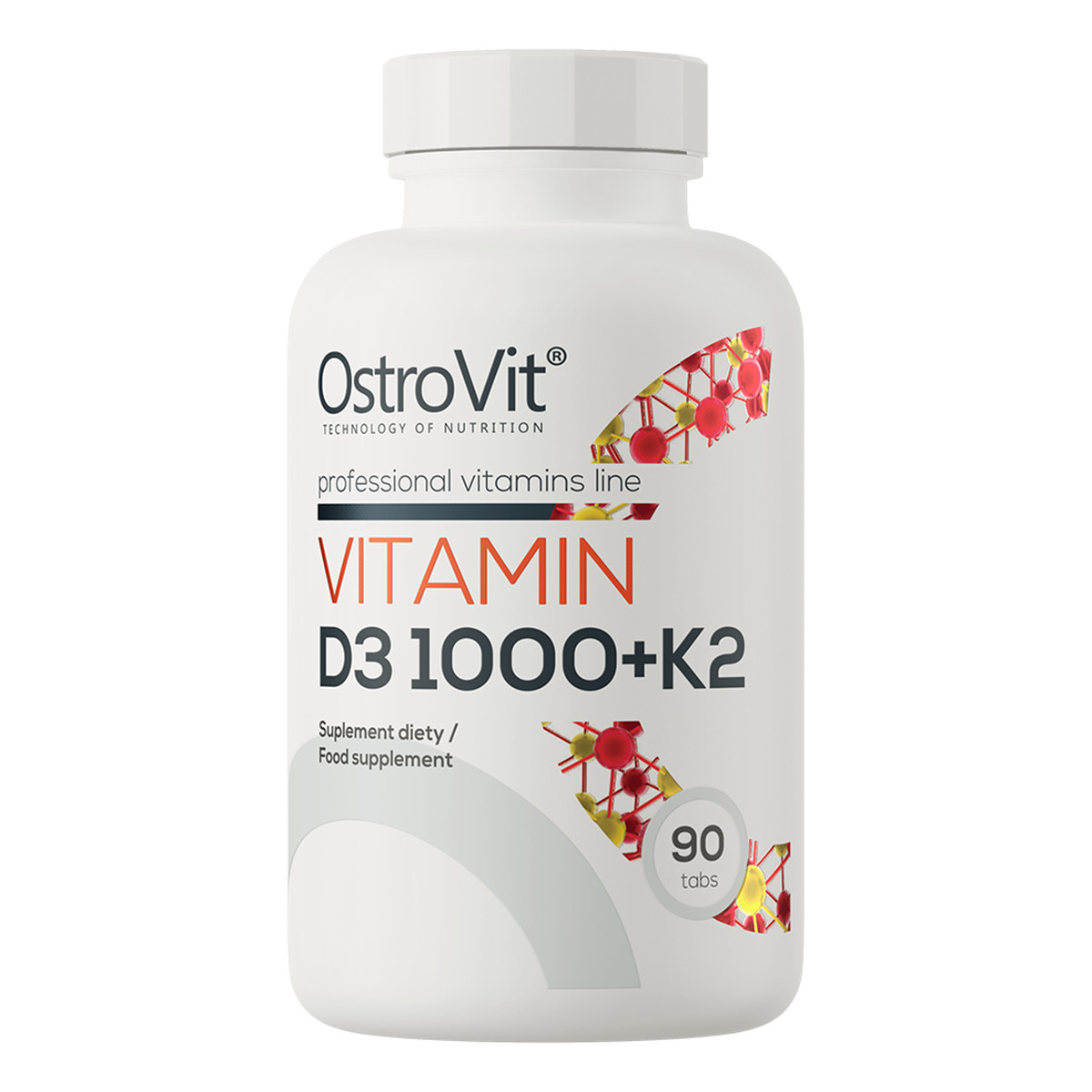 OstroVit Witamina D3 1000 IU + K2 90 tabletek 26g