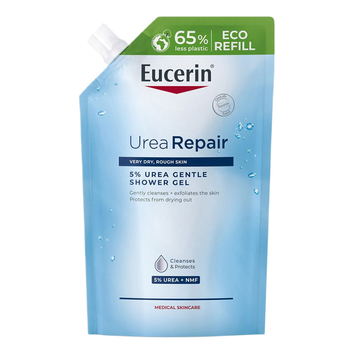Eucerin UreaRepair łagodny Żel do mycia z 5% mocznika refill 400ml