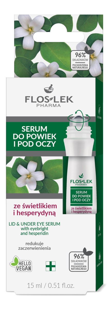 Oczy serum do powiek i pod oczy-ze świetlikiem i hesperydyną