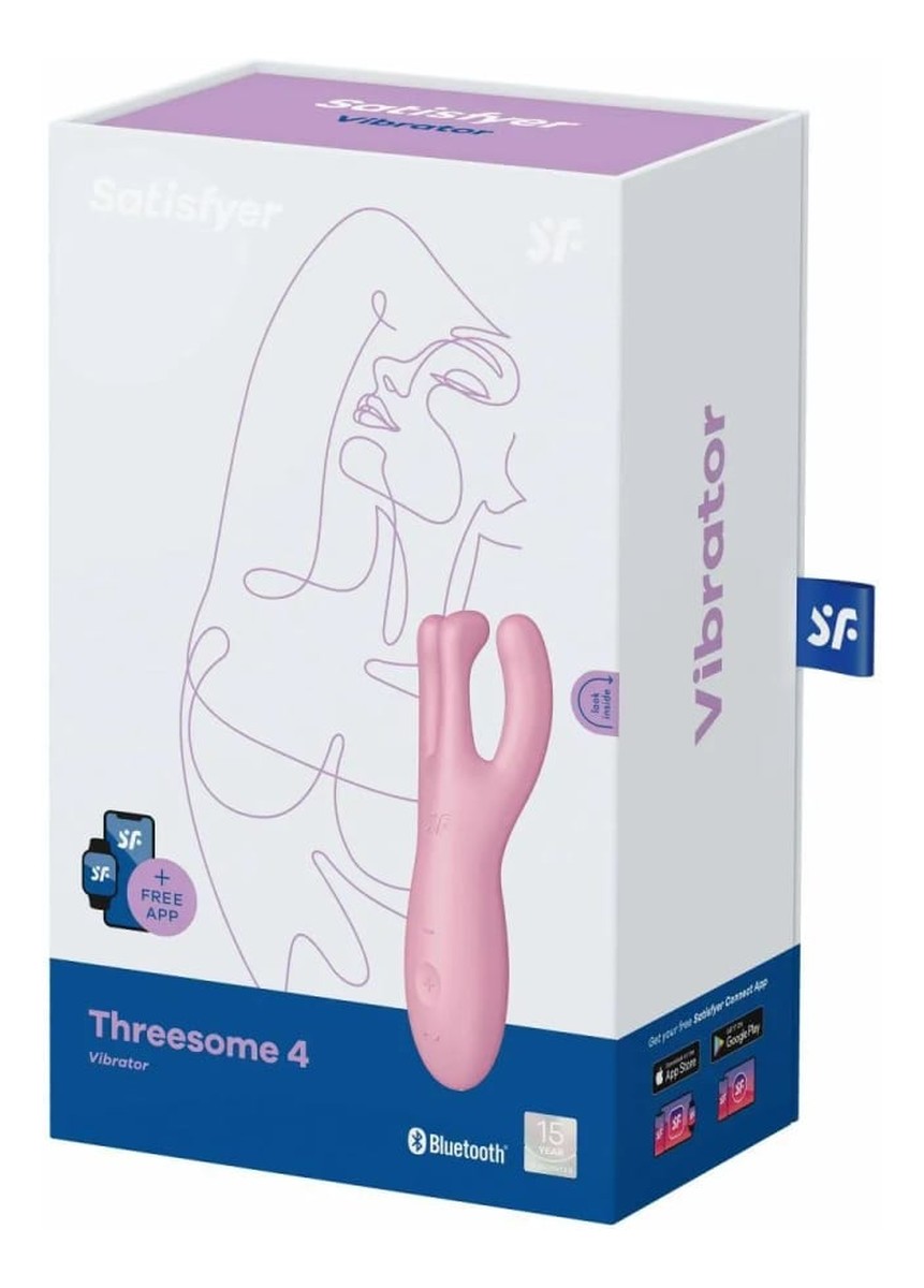 Threesome 4 Vibrator wibrator Pink