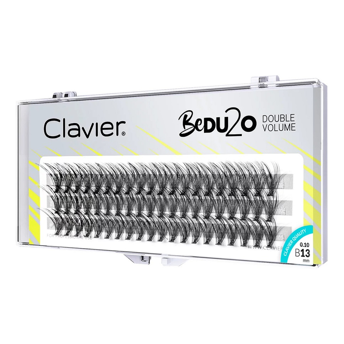 Clavier Bedu2o double volume kępki rzęs 13mm