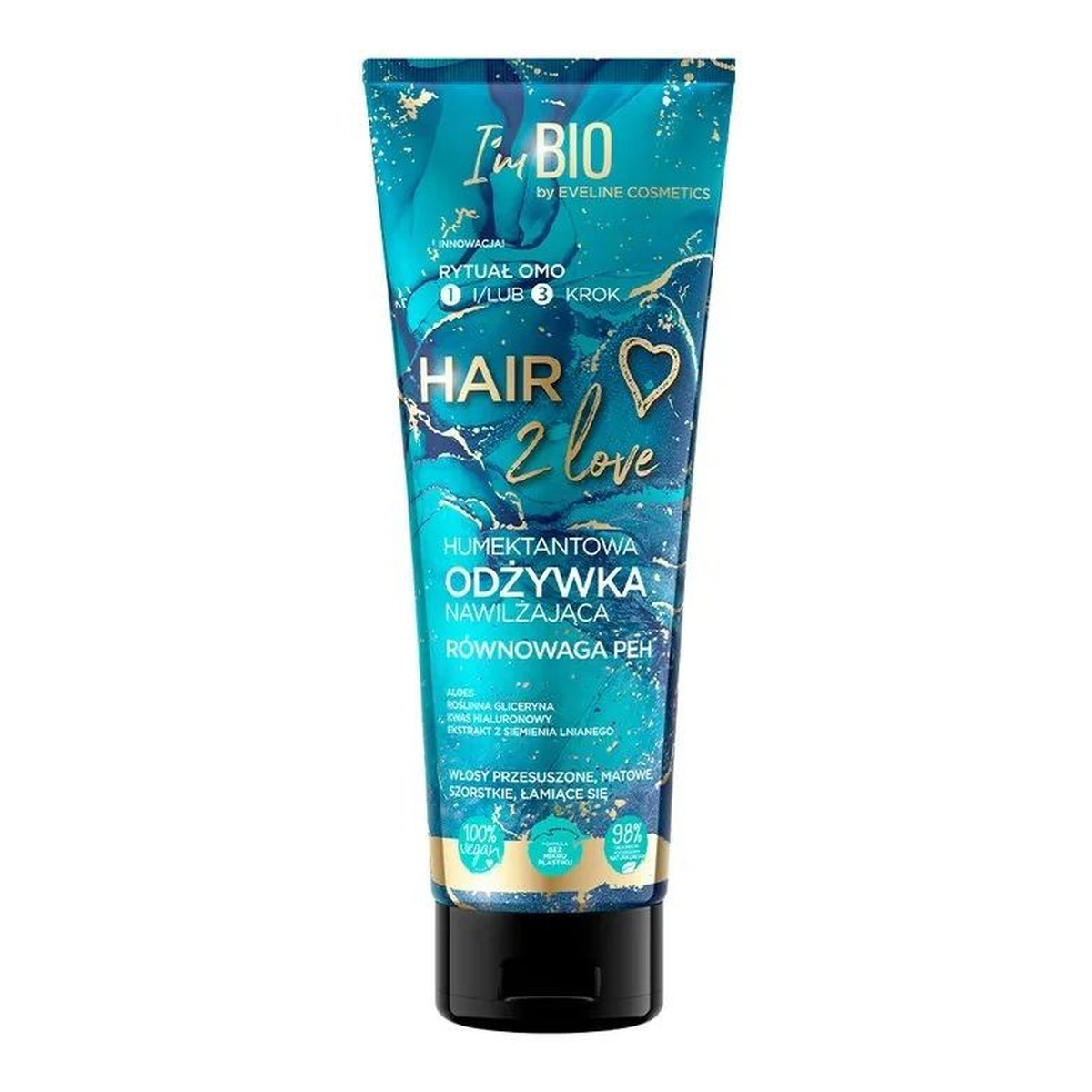 Eveline Hair 2 Love Humektantowa Odżywka nawilżająca do włosów 250ml