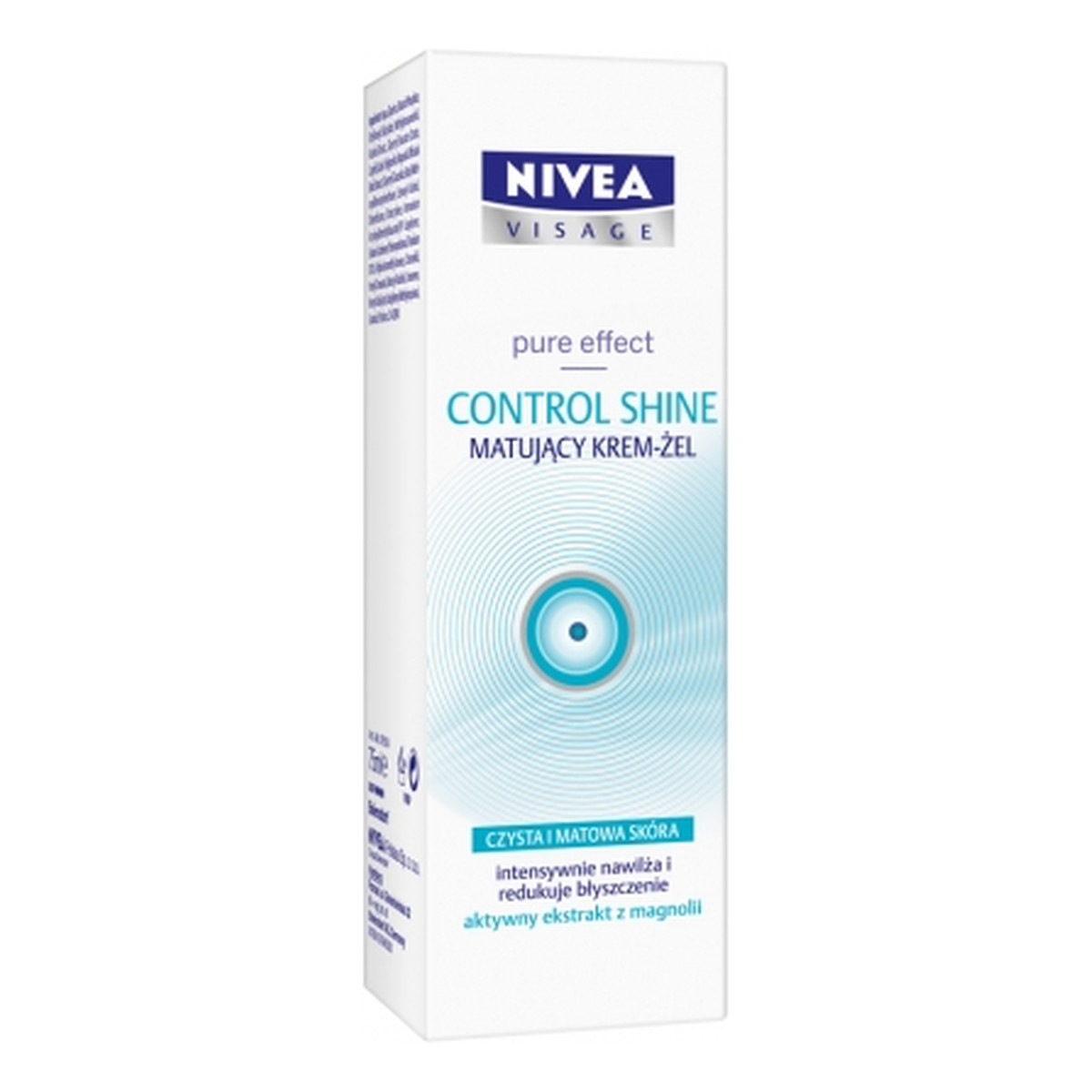 Nivea Control Shine Pure Effect Żel- Krem Do Twarzy Matujący 75ml