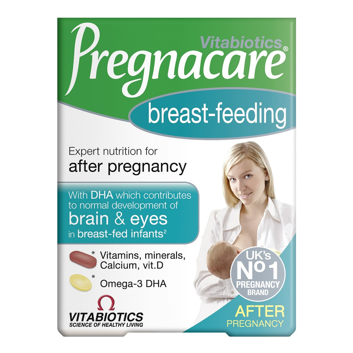 Vitabiotics Pregnacare breast-feeding suplement diety dla mam karmiących piersiom 84 tabletki/kapsułki