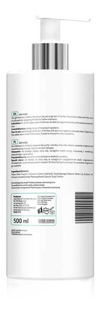 żel zmiękczający do stóp z mocznikiem 30%