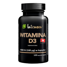 Witamina d3 4000 iu suplement diety 120 kapsułek