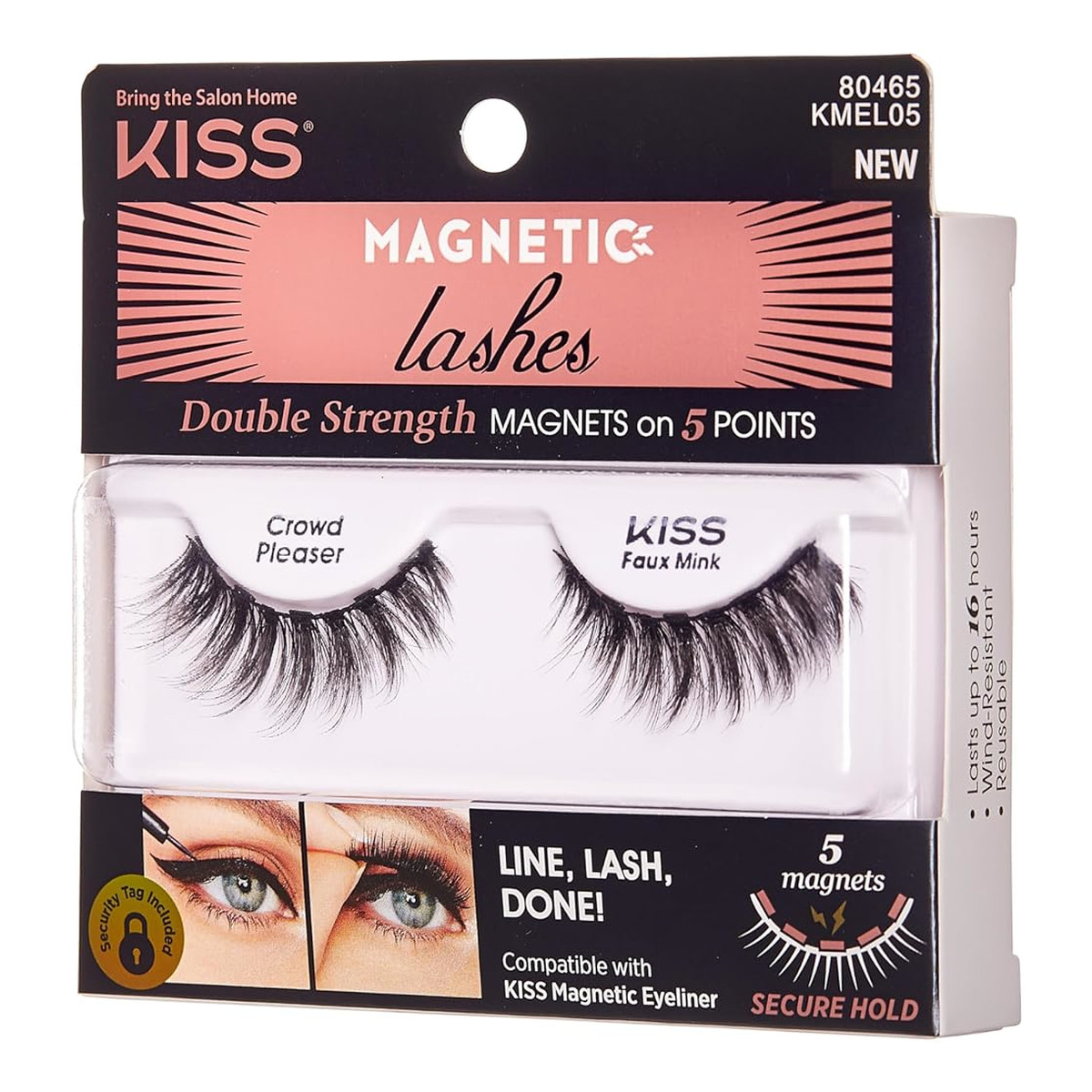 Kiss Rzęsy magnetyczne na eyeliner Crowd Pleaser